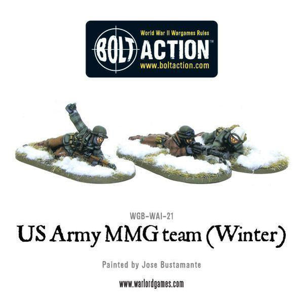Bolt Action - US Army MMG team (Winter) - Prone - Gap Games