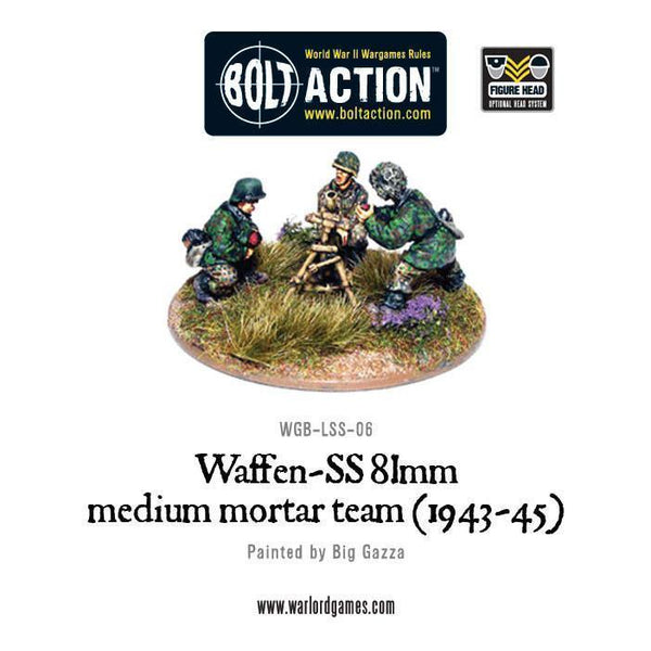 Bolt Action: Waffen-SS 81mm Medium Mortar Team (1943-45) - Gap Games