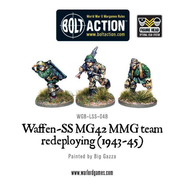 Bolt Action: Waffen-SS MG42 MMG Team Redeploying (1943-45) - Gap Games