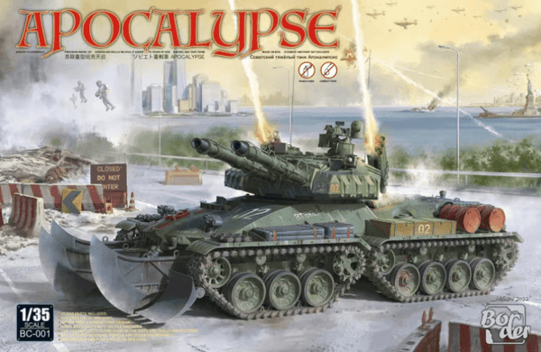 Border 1/35 BC001 Soviet Super Heavy Tank "Apocalypse" Model Kit - Gap Games