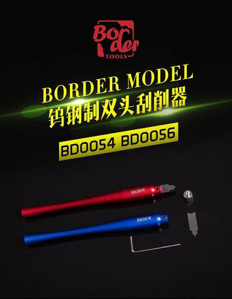 Border Model Blue Tungsten Steel Profile Scraper - Gap Games