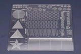 Border Model Geometry Lines Paint Mask Cutting Mat (150x150mm) - Gap Games