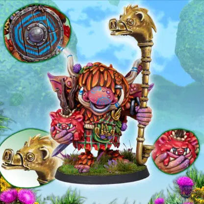 Rogue Hobbies - Mounted Highland Goblin RH-006