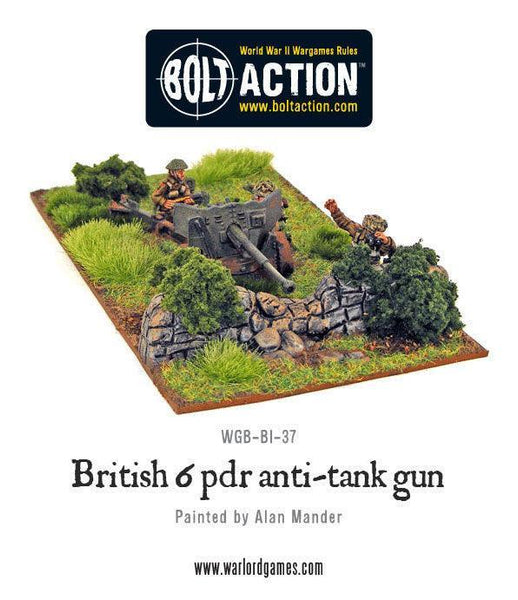 British Army Six Pounder AT Gun - Gap Games