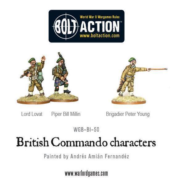 British Commando Characters - Lovat, Millin, Young - Gap Games
