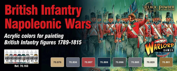 British Napoleonic paint set (8) - Gap Games