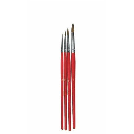 Art Basics Imitation Sable Round 320 Brush - Set of 4