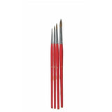 Art Basics Imitation Sable Round 320 Brush - Set of 4