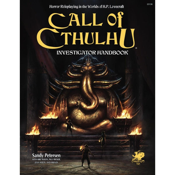 Call of Cthulhu RPG - Investigator Handbook - Gap Games