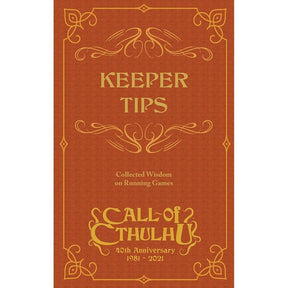 Call of Cthulhu RPG - Keeper Tips Book - Gap Games