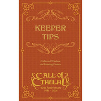 Call of Cthulhu RPG - Keeper Tips Book - Gap Games