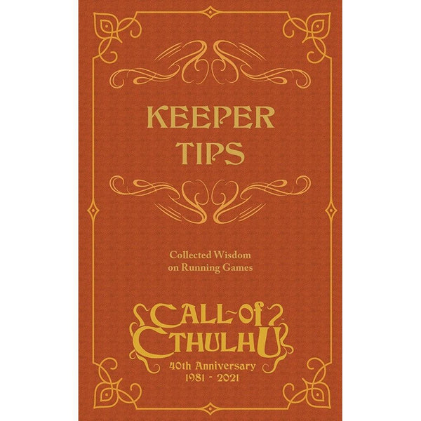 Call of Cthulhu RPG - Keeper Tips Book - Gap Games