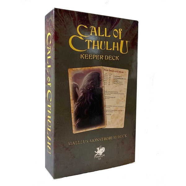 Call of Cthulhu RPG - The Malleus Monstrorum Keeper Deck - Gap Games