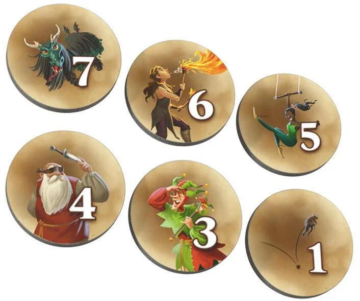 Carcassonne Expansion 10 - Circus and Artist  (2025 Redesign)
