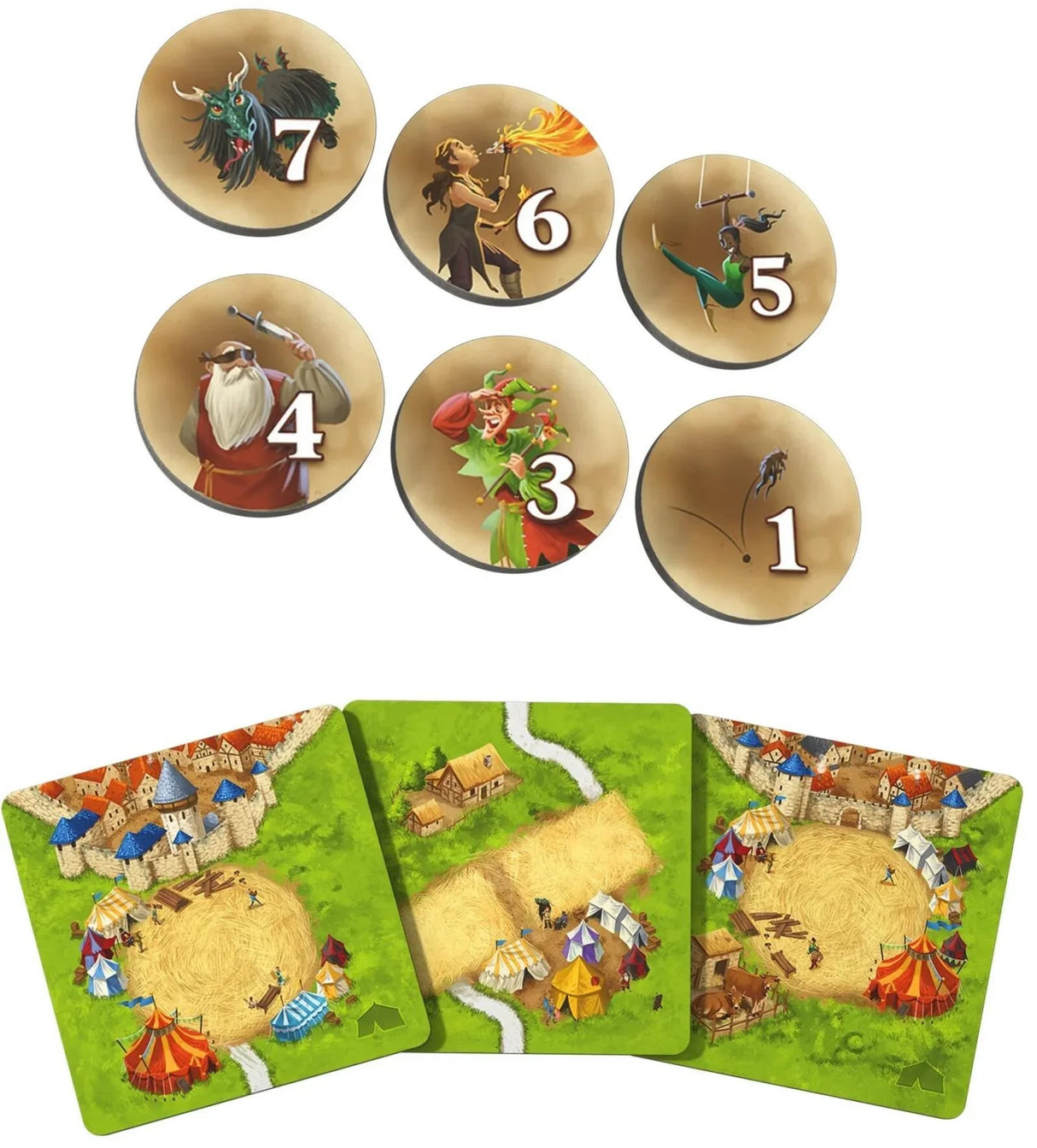Carcassonne Expansion 10 - Circus and Artist  (2025 Redesign)