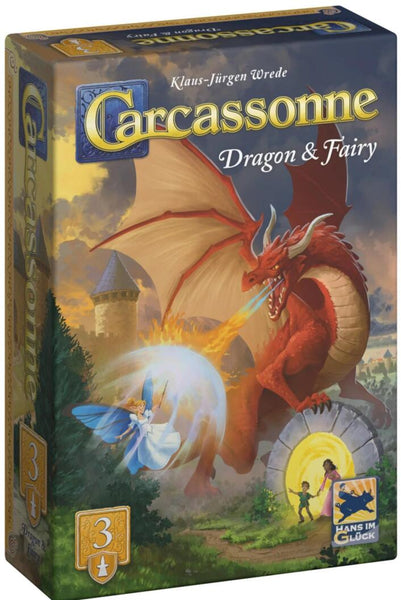 Carcassonne Expansion 3 - Dragon and Fairy (2025  Redesign)