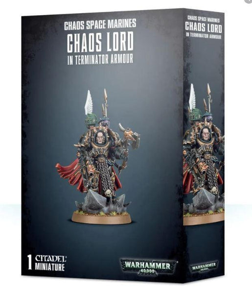 Chaos Space Marines: Chaos Lord In Terminator Armour - Gap Games