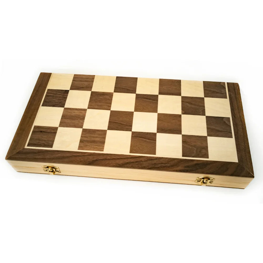 LPG Classics Wooden Folding Chess/Checkers/Backgammon Set 40cm