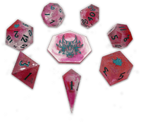 Chronicle RPG - 2d Deluxe Resin Dice Set - Oxalis - Gap Games