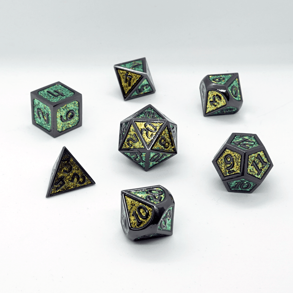 Chronicle RPG - Metal Dice Sets - Corrosion - Gap Games