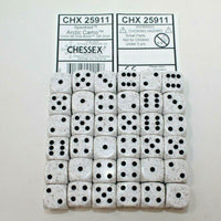 CHX 25911 Speckled 12mm d6 Arctic Camo Block (36) - Gap Games