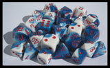 CHX 26857 Gemini 12mm d6 Astral Blue White/Red Block (36) - Gap Games