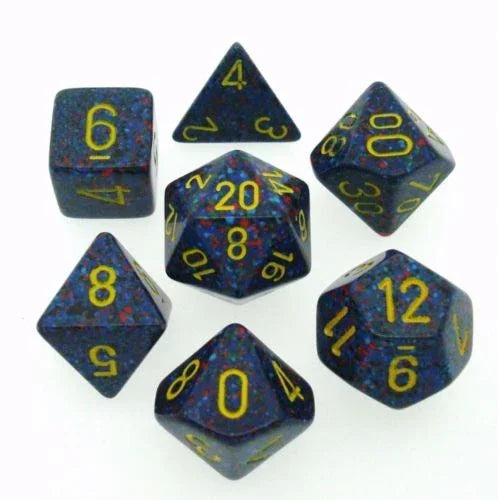 CHX 25366 Speckled Polyhedral Twilight 7-Die Set