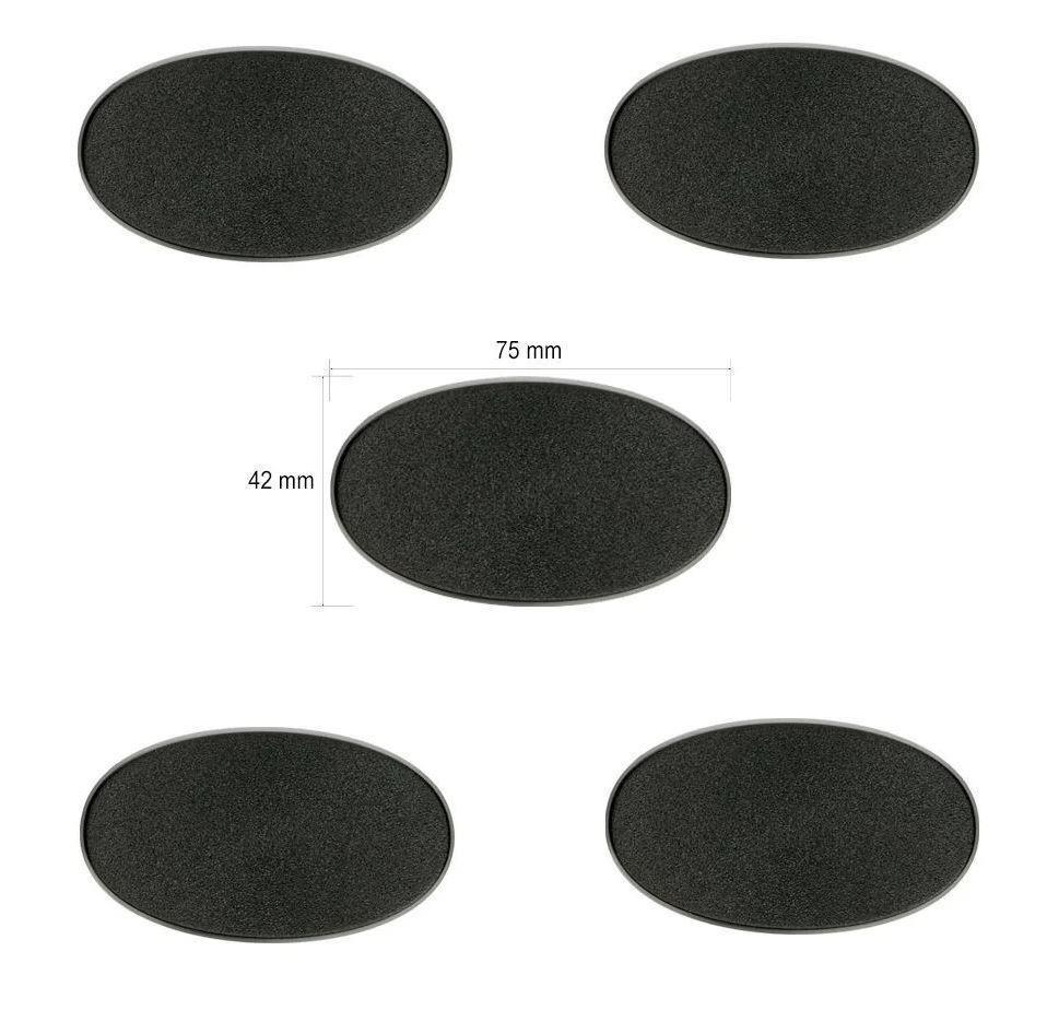 Citadel 75x42mm Oval Bases - Gap Games