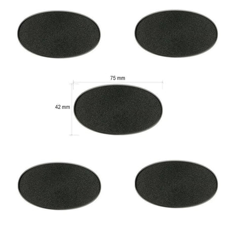 Citadel 75x42mm Oval Bases - Gap Games