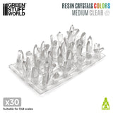 GREEN STUFF WORLD CLEAR Resin Crystals - Medium