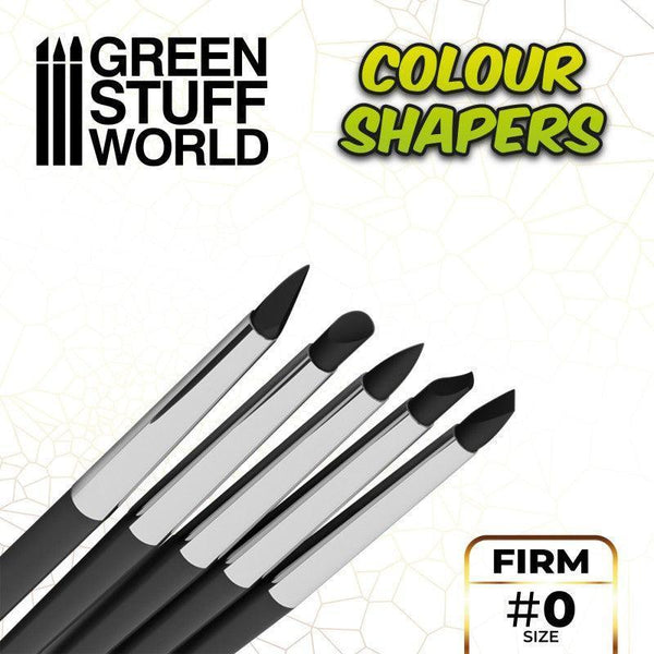 Colour Shapers Brushes SIZE 0 - BLACK FIRM - Gap Games