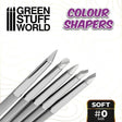 Colour Shapers Brushes SIZE 0 - WHITE SOFT - Gap Games