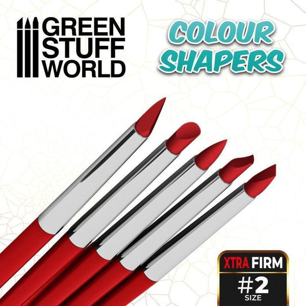 Colour Shapers Brushes Size 2 - Extra Firm - Gap Games