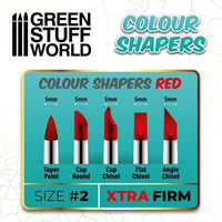 Colour Shapers Brushes Size 2 - Extra Firm - Gap Games