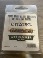 Copy of Chaos Space Marines: Sorceror with Plasma Pistol - Gap Games