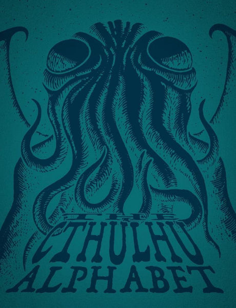 Cthulhu Alphabet RPG Supplement Hardback -Cerulean Foil Printing - Gap Games