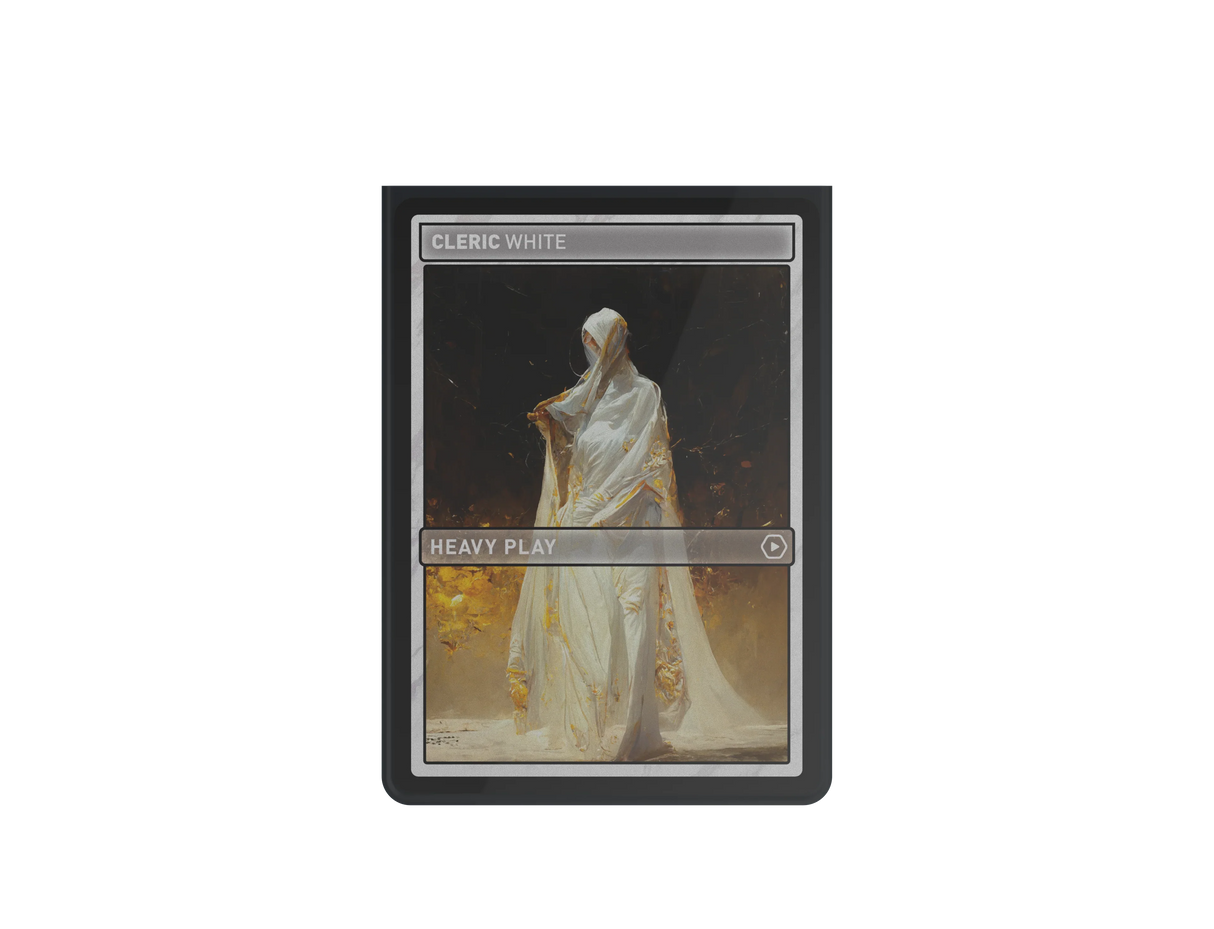 Heavy Play: CURV Sleeves Standard 100 - Cleric White