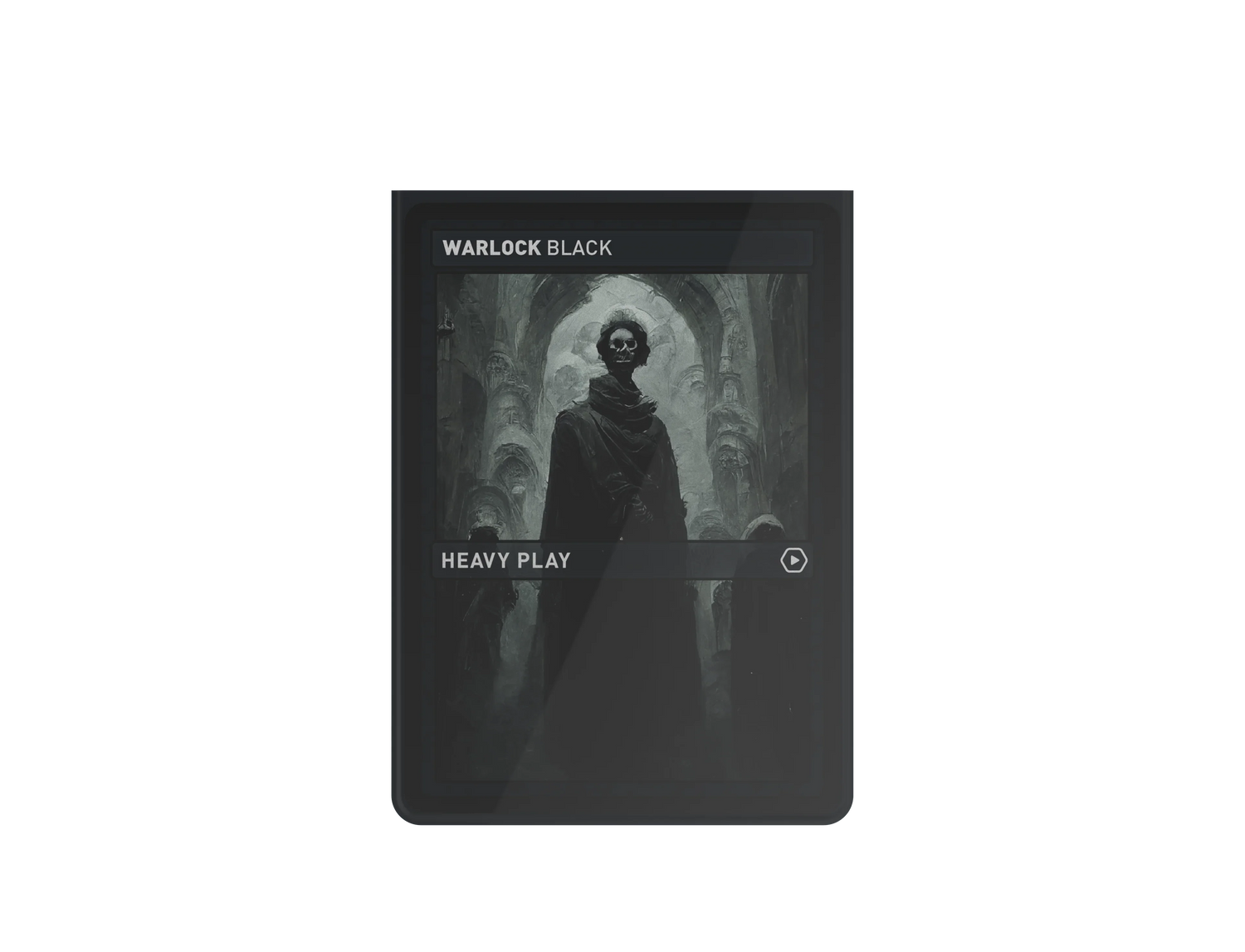 Heavy Play: CURV Sleeves Standard 100 - Warlock Black