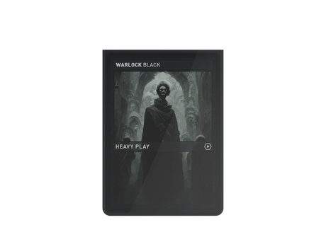 Heavy Play: CURV Sleeves Standard 100 - Warlock Black