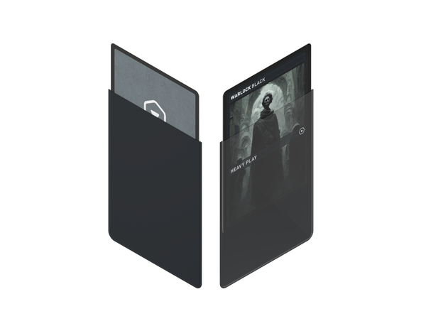 Heavy Play: CURV Sleeves Standard 100 - Warlock Black