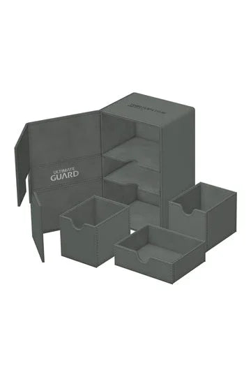 Ultimate Guard: Deck Box – XenoSkin Monocolor Flip'n'Tray 160+ – Grey