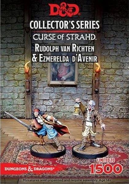 D&D Collectors Series Miniatures Curse of Strahd Ezmerelda D'Avenir & Rudolph Van Richten (2 Figs) - Gap Games
