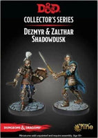 D&D Collectors Series Miniatures Waterdeep Dungeon of the Mad Mage Dezmyr & Zalthar Shadowdusk - Gap Games