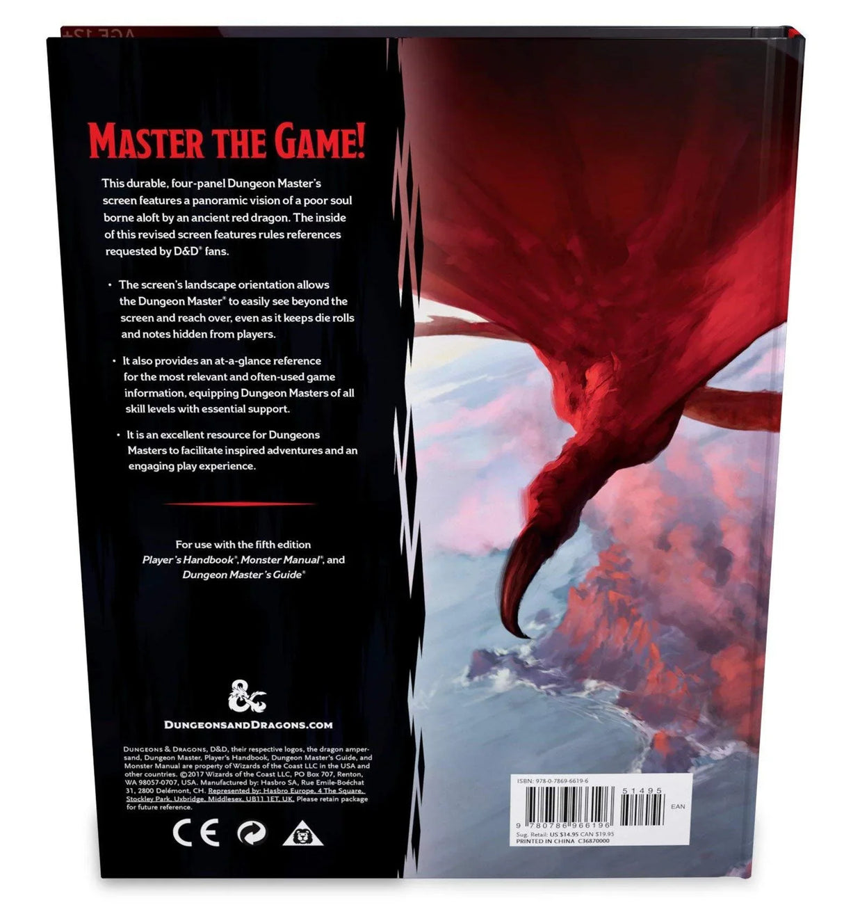 D&D Dungeons & Dragons Dungeon Masters Screen Reincarnated - Gap Games