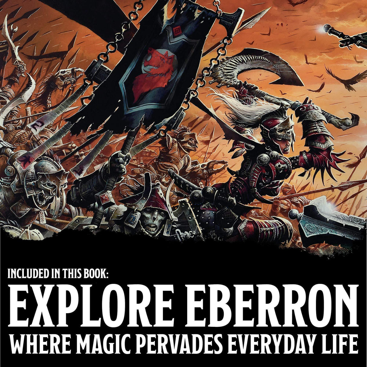 D&D Dungeons & Dragons Eberron Rising from the Last War Hardcover Alternative Cover - Gap Games