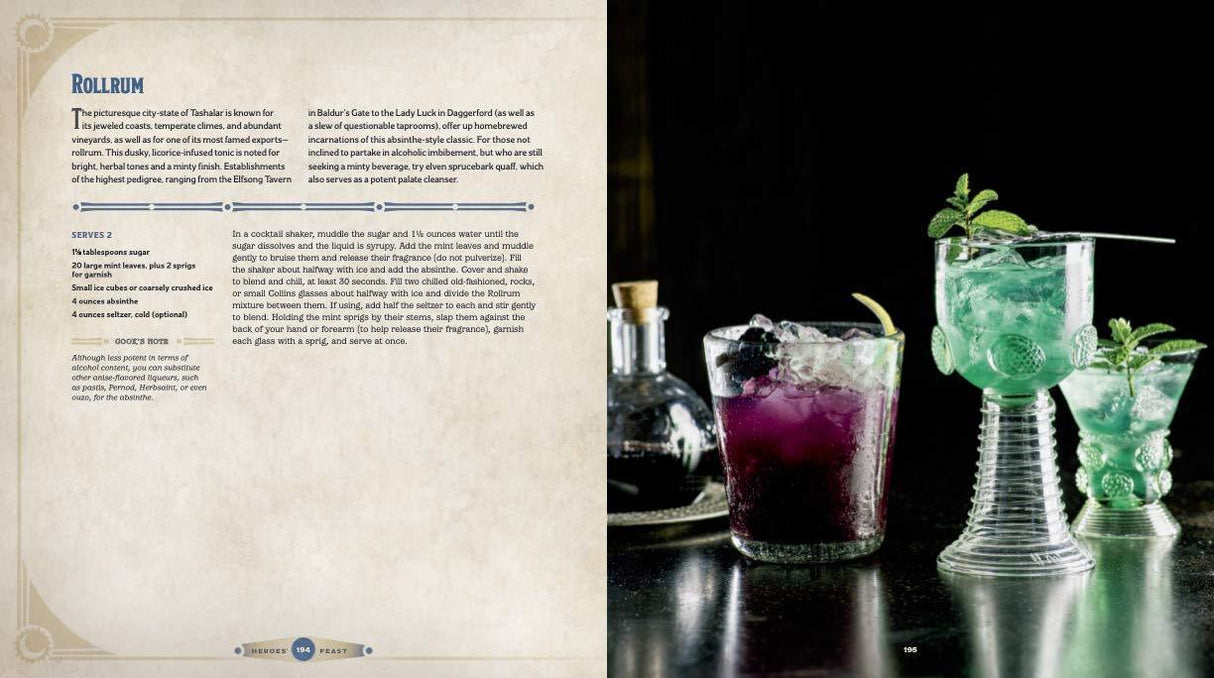 D&D Dungeons & Dragons Heroes Feast the Official Dungeons & Dragons Cookbook - Gap Games