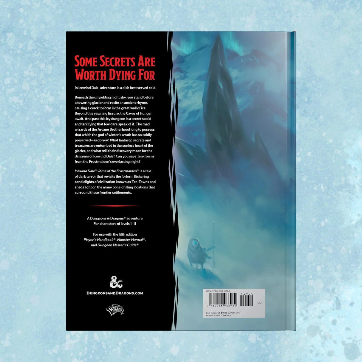 D&D Dungeons & Dragons Icewind Dale Rime of the Frostmaiden Hardcover - Gap Games