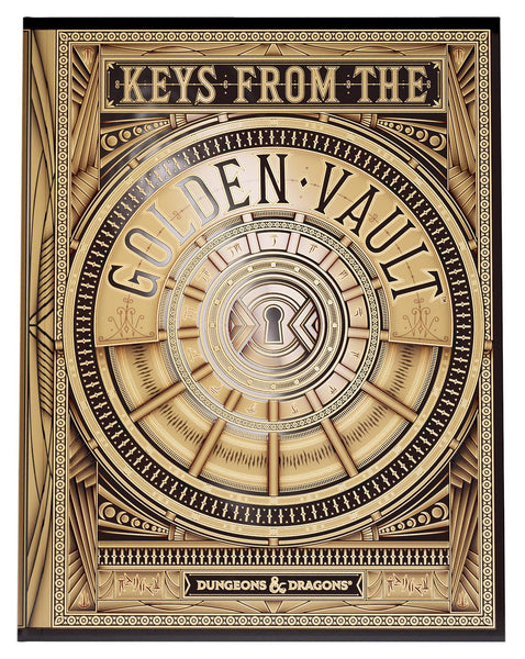 D&D Dungeons & Dragons Keys From the Golden Vault Hardcover Alternative Cover - Gap Games