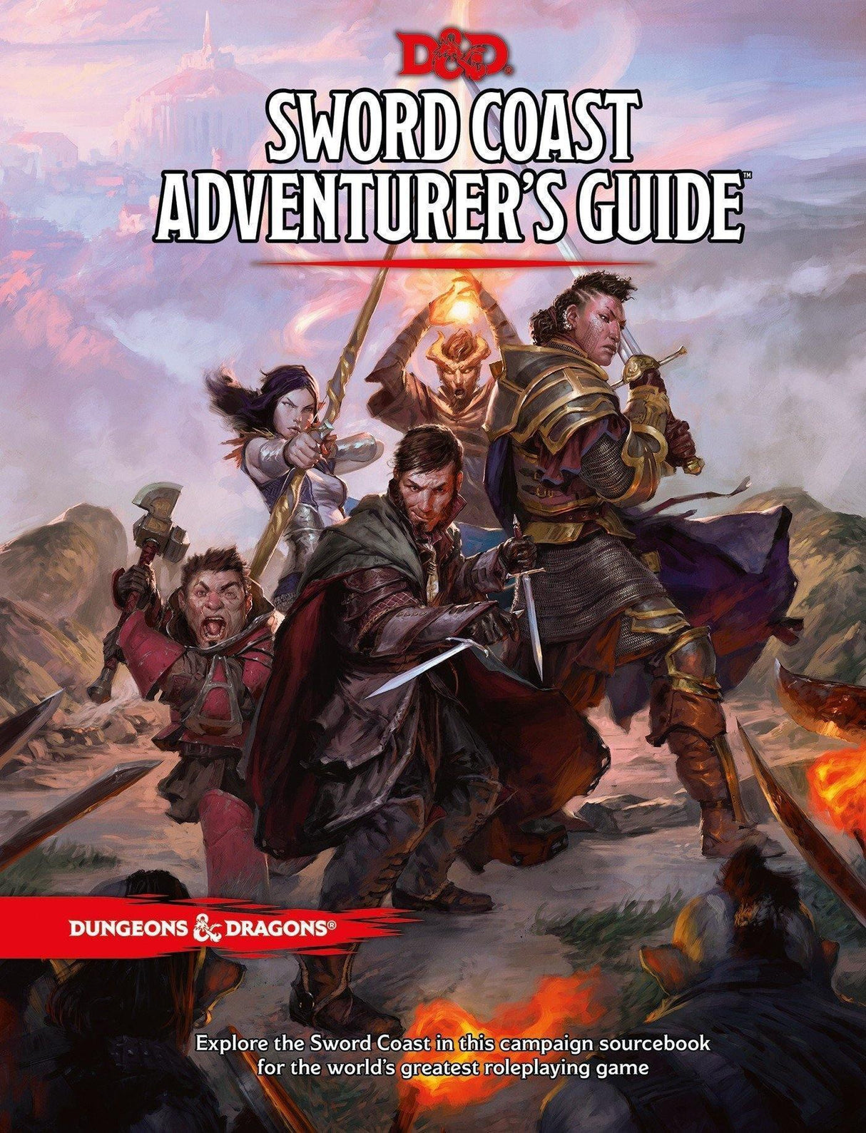 D&D Dungeons & Dragons Sword Coast Adventurers Guide Hardcover - Gap Games
