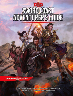 D&D Dungeons & Dragons Sword Coast Adventurers Guide Hardcover - Gap Games